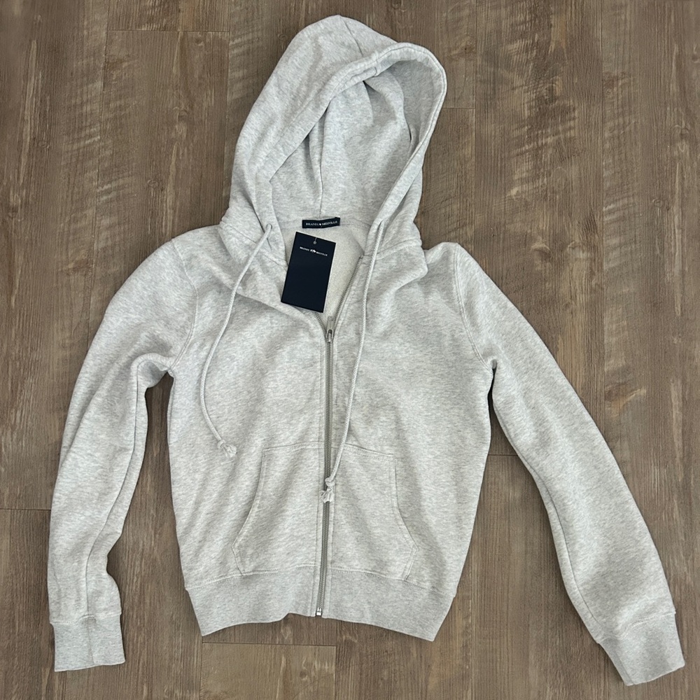 NWT Brandy Melville Christy Light Heather Gray Hoodie